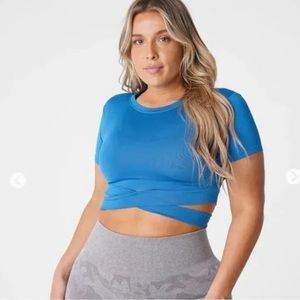 NVGTN Cobalt Crossbody Tee size M